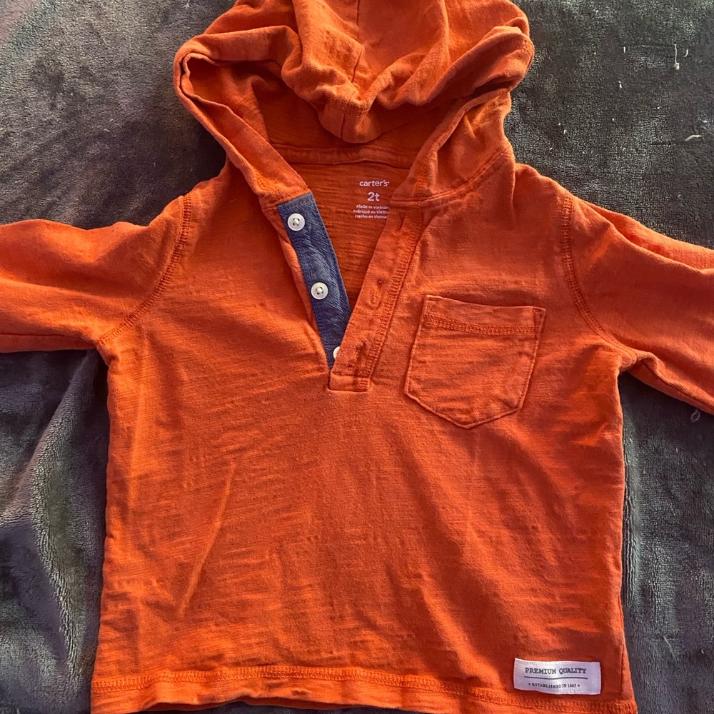 24 Month Orange/Maroon Autumn Fall Sweater Bundle